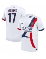 Paris Saint-Germain Vitinha #17 Vieraspaita 2024-25 Lyhythihainen